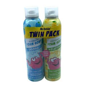Mr. Bubble Foam Soap Twin Pack Blueberry & Lemonade Doodle Fluffy